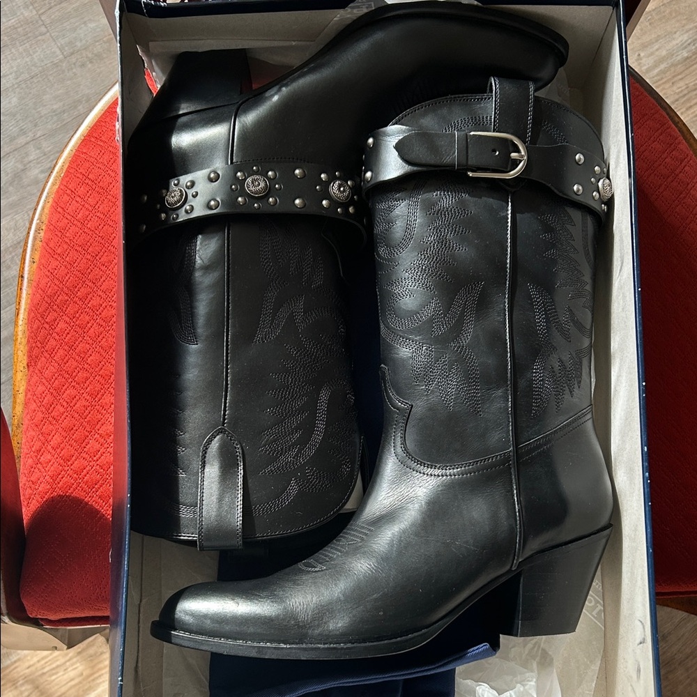 Polo by Ralph Lauren Black Leather Footwear